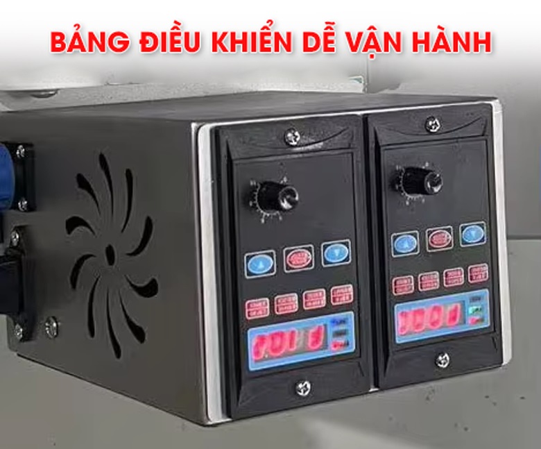 Bảng điều khiển thiết kế đơn giản, dễ vận hành 