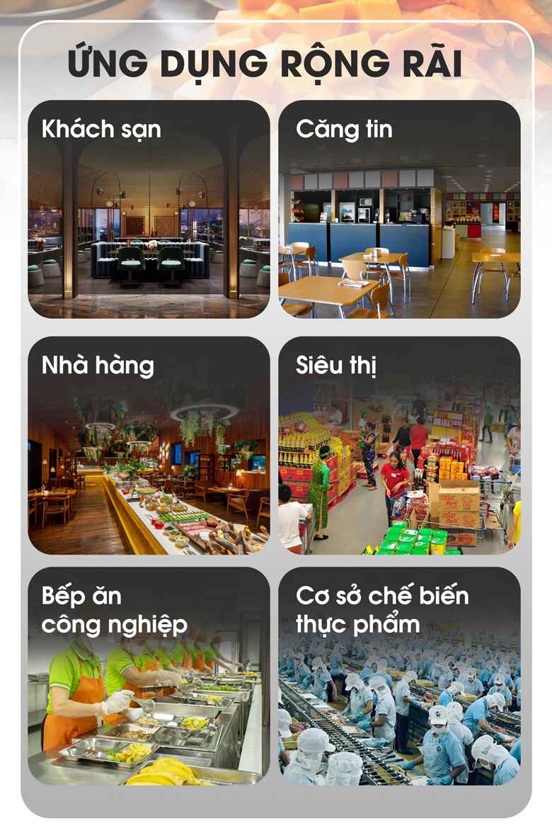 Ứng dụng rộng rãi 