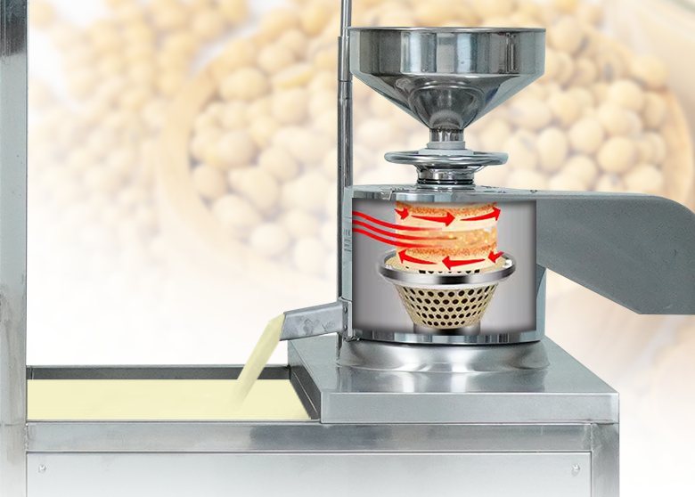 Ứng dụng nguyên lý xay vắt, tách bã bằng lực ly tâm