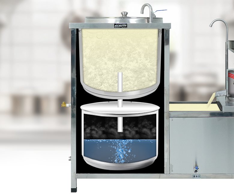 Nồi nấu của thiết bị sử dụng phương pháp đun cách thủy