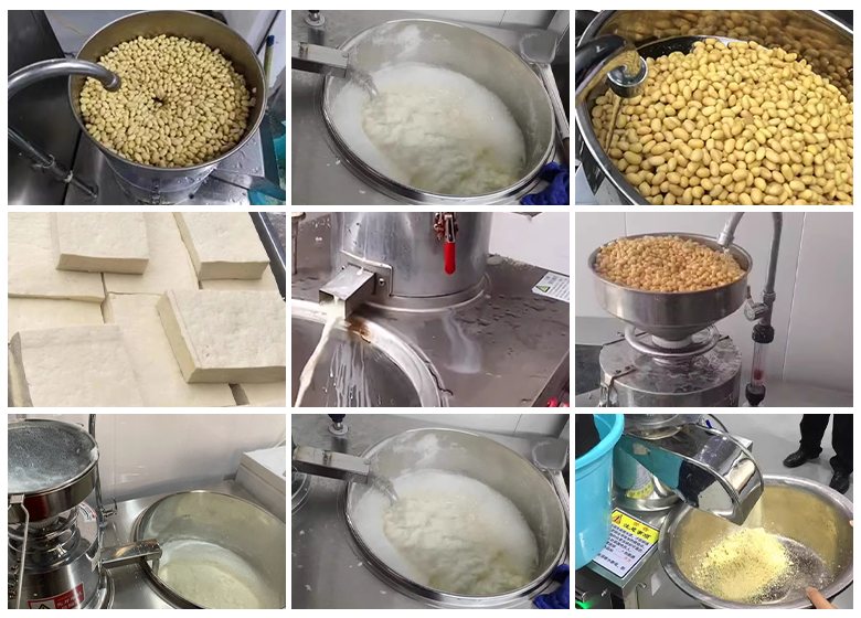 Máy xay nấu đậu nành liên hoàn FS120 được sử dụng ngoài thực tế