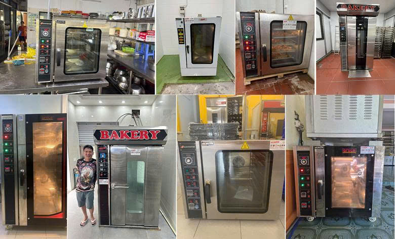 Khách hàng sử dụng lò nướng công nghiệp NEWSUN Khách hàng sử dụng lò nướng công nghiệp NEWSUN