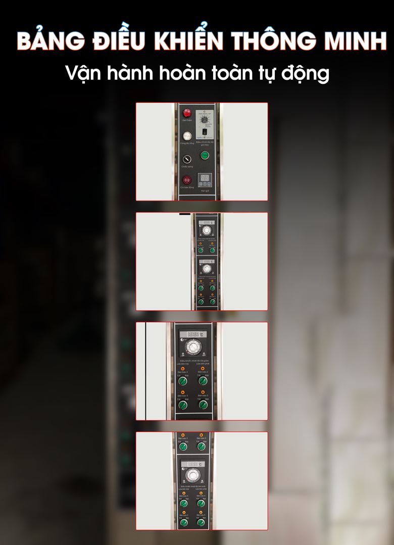 Bảng điều khiển thông minh, thao tác đơn giản  