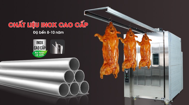 Gia công từ inox cao cấp, chịu được nhiệt độ cao