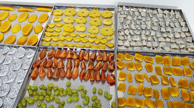 lò sấy nông sản, theo dõi quá trình