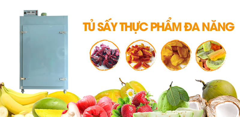 máy sấy nông sản công nghiệp 12 khay dạng xoay