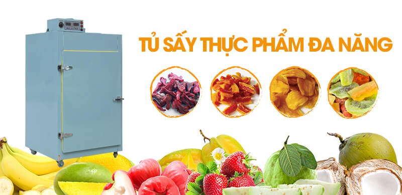 máy sấy nông sản công nghiệp 16 khay dạng xoay