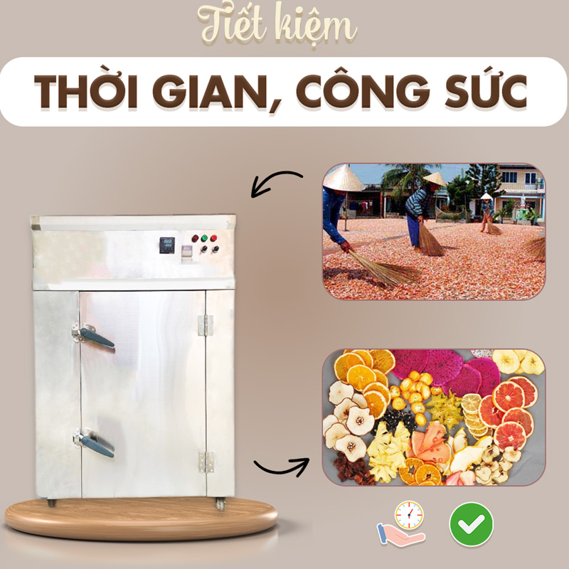TOP 5 máy sấy rau củ công nghiệp đáng mua trên thị trường