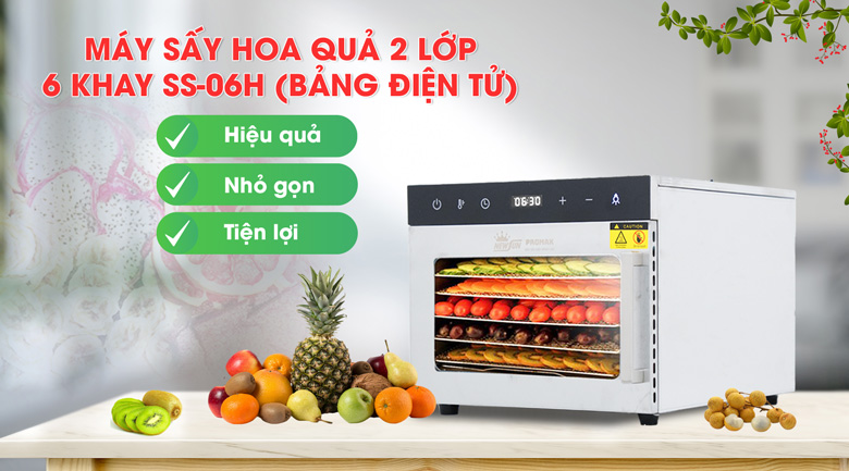 máy sấy thực phẩm mini loại nào tốt? SS06H