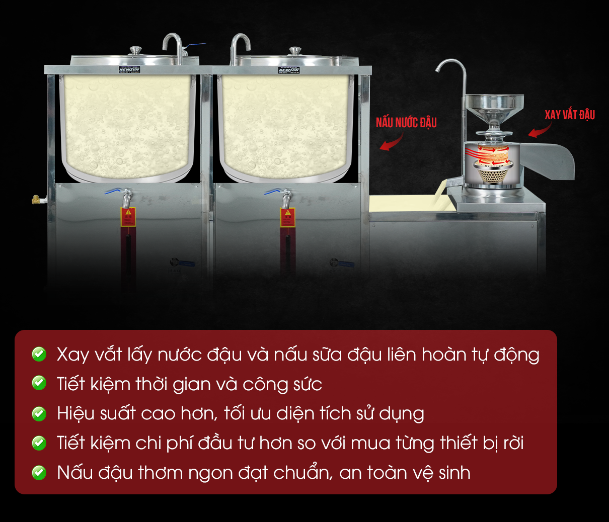 Lợi ích khi sử dụng máy xay nấu đậu nành liên hoàn FS-300