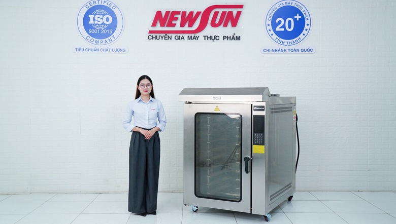 Thực tế mẫu lò nướng bánh đối lưu 10 khay xoay Southstar Thực tế mẫu lò nướng bánh đối lưu 10 khay xoay Southstar