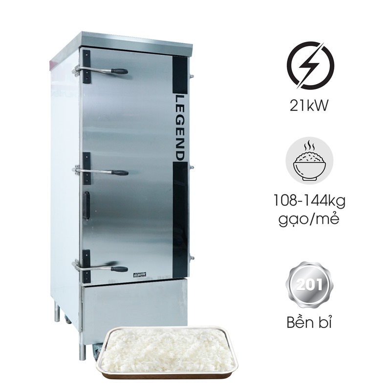 Tủ nấu cơm công nghiệp 36 khay NEWSUN 1M36-DT dùng điện