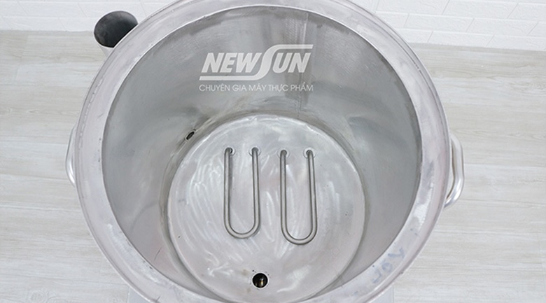 Thanh nhiệt chữ U công suất cao giúp gia nhiệt nước nhanh chóng, hơi lên đều và ổn định