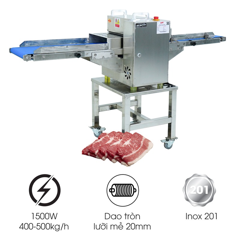 Máy cắt thịt băng tải NEWSUN NS-MCTB340
