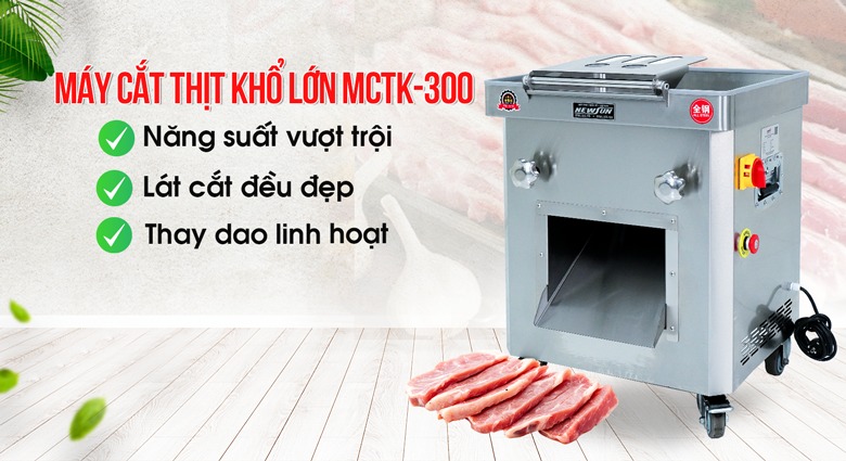 Máy cắt thịt tươi sống khổ lớn NS-MCTK300 NEWSUN chính hãng, giá tốt Máy cắt thịt tươi sống khổ lớn NS-MCTK300 NEWSUN chính hãng, giá tốt