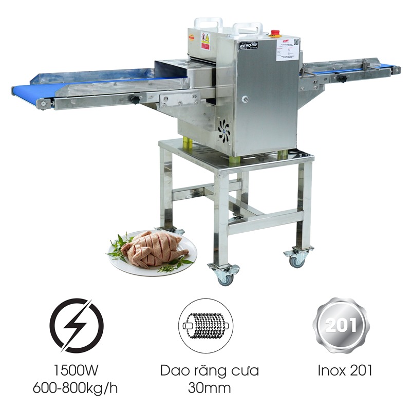 Máy cắt xương thịt băng tải NEWSUN NS-MCTB500-CX