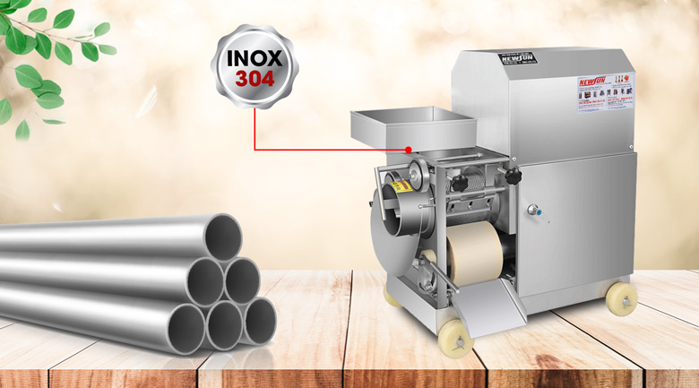 Máy tách xương cá làm bằng inox cao cấp, bền bỉ