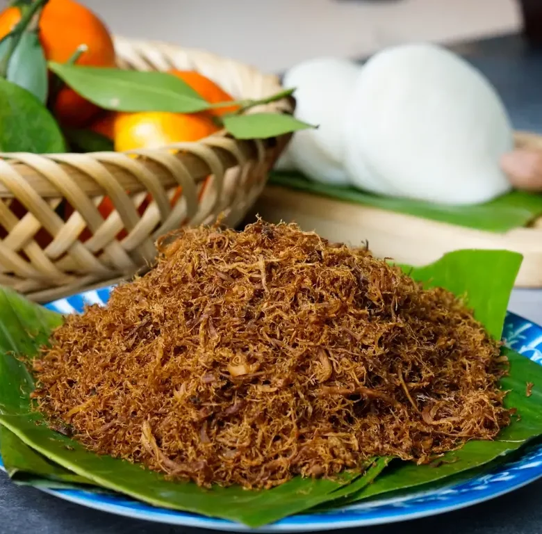 Ruốc bị cháy, sậm màu