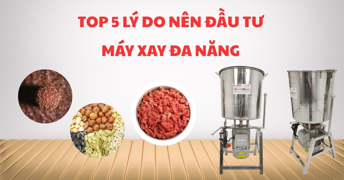 Top 5 lý do nên đầu tư máy xay thực phẩm đa năng