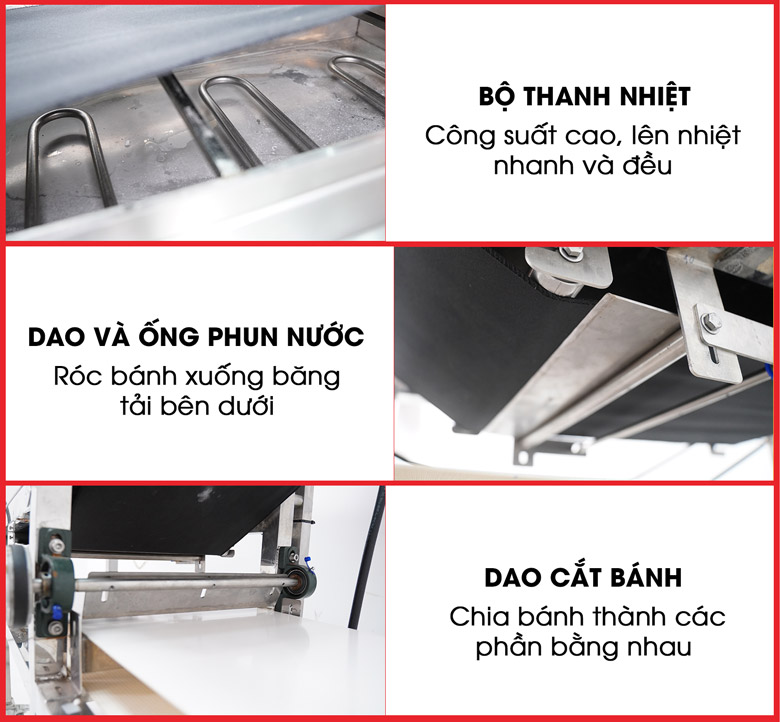 Chi tiết máy thiết kế tối ưu, tiện lợi