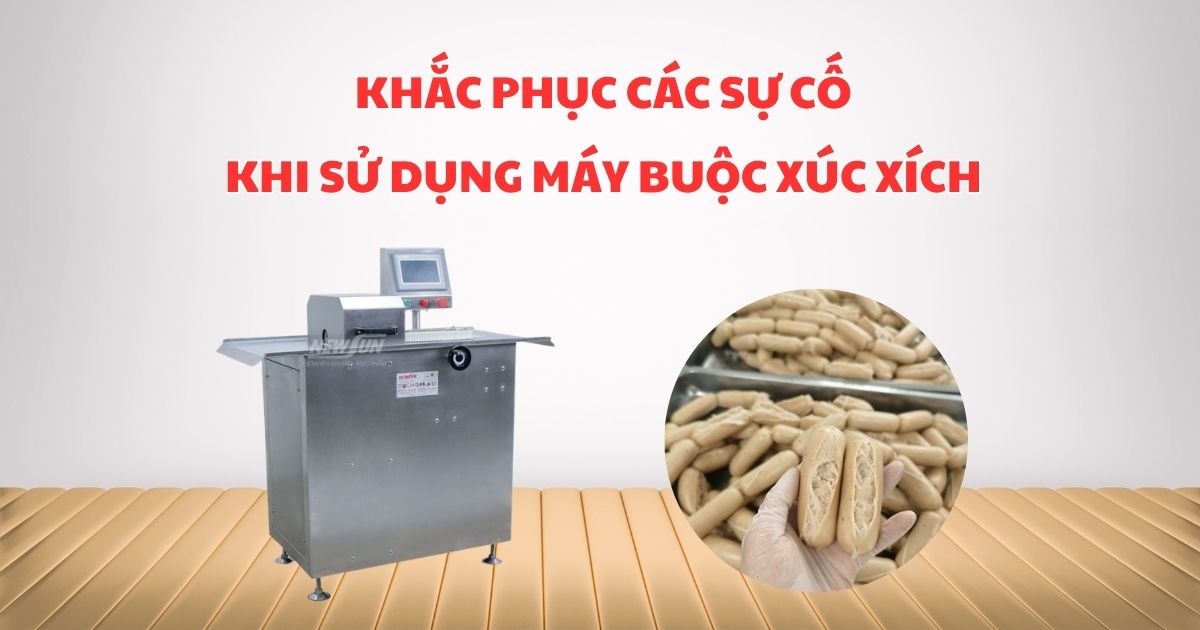 Các sự cố máy buộc xúc xích thường gặp và cách khắc phục hiệu quả
