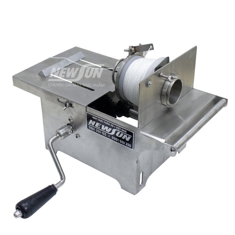 Máy buộc chỉ xúc xích quay tay