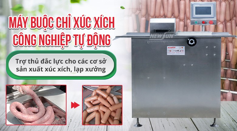 Máy buộc chỉ xúc xích tự động hoàn toàn