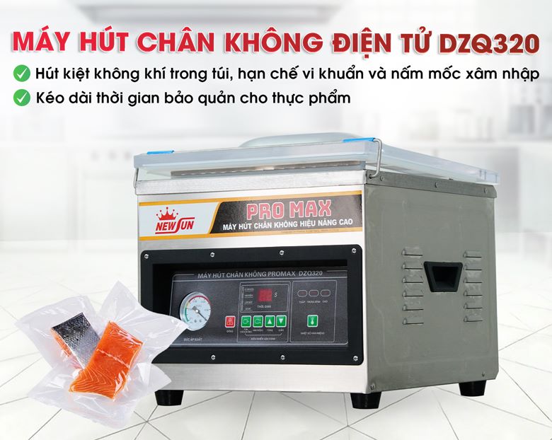 Máy hút chân không điện tử DZQ320