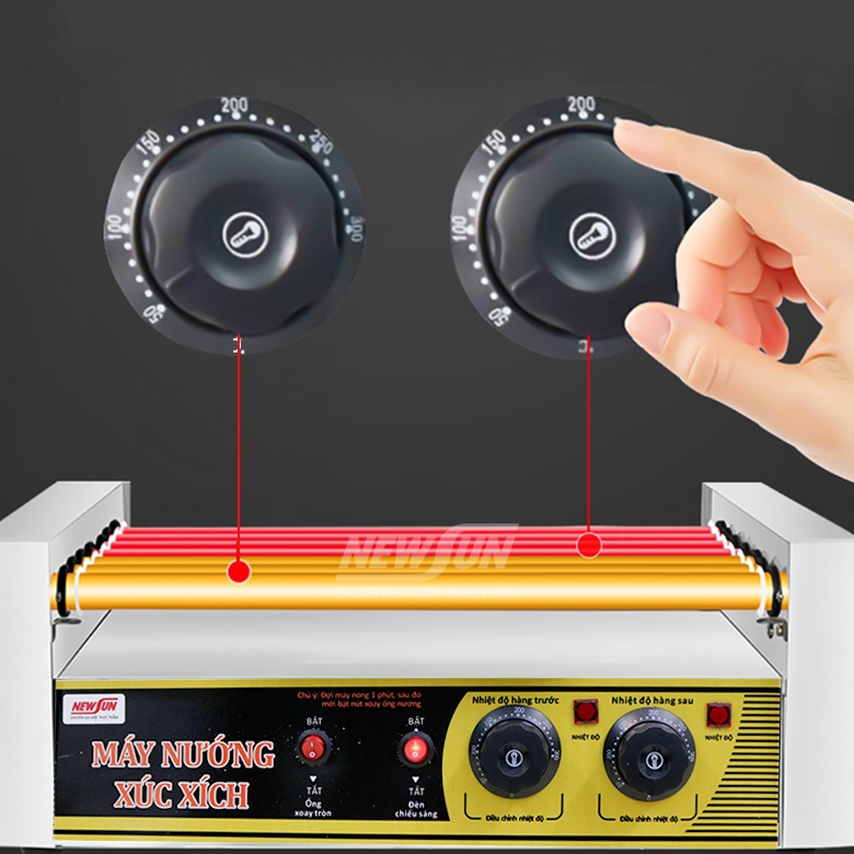 Điều chỉnh nhiệt độ nướng linh hoạt