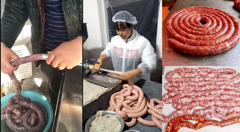 Thực tế khách hàng sử dụng sản phẩm máy đùn xúc xích