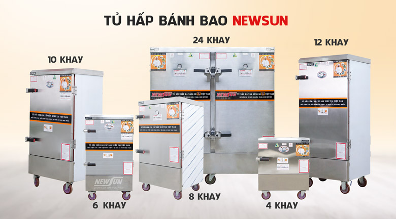 Lựa chọn máy hấp bánh bao theo năng suất 