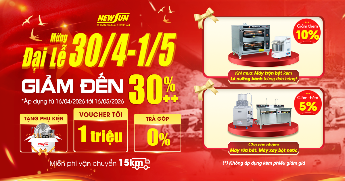 CHƯƠNG TRÌNH KHUYẾN MÃI MỪNG ĐẠI LỄ 30/4 – 1/5/2026