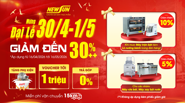 CHƯƠNG TRÌNH KHUYẾN MÃI MỪNG ĐẠI LỄ 30/4 - 1/5/2026