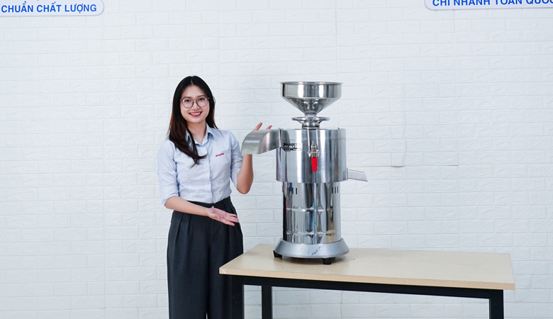 Máy xay đậu nành tách bã sở hữu thiết kế gọn gàng, không chiếm nhiều diện tích