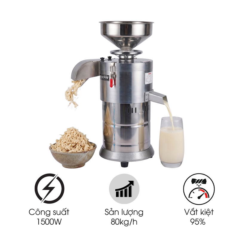 Máy xay đậu nành tách bã 80kg NS-ZF130 NEWSUN