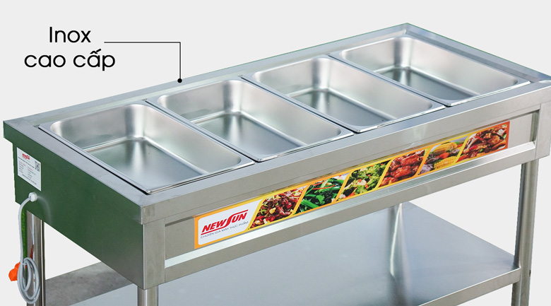 Nên lựa chọn thiết bị làm từ inox cao cấp, bền bỉ và chắc chắn 