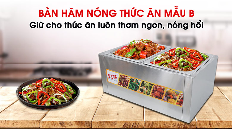 Bàn hâm nóng thức ăn cách thủy