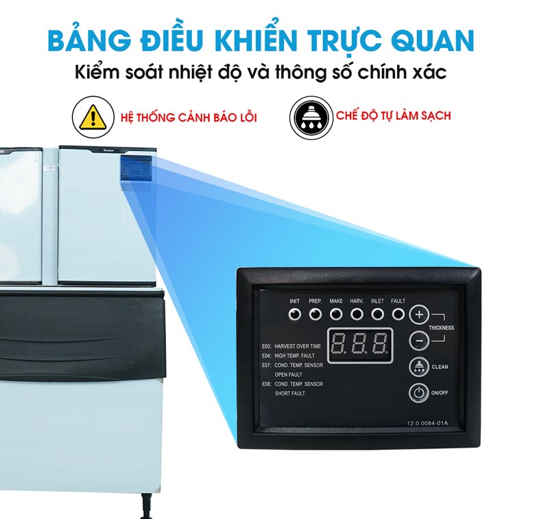 Bảng điều khiển điện tử, dễ dàng sử dụng