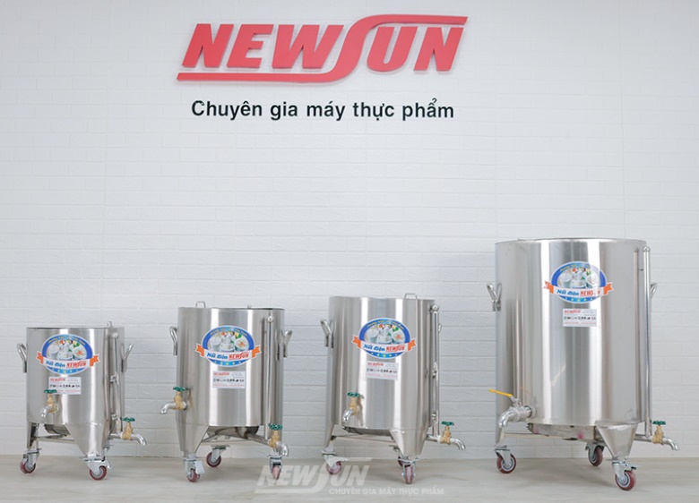 NEWSUN - Đơn vị cung cấp nồi nấu cháo công nghiệp đa dạng mẫu mã