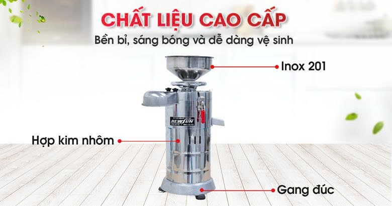 Chất liệu cao cấp, bền bỉ sáng bóng