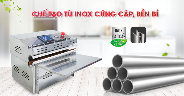 Chất liệu inox 201 cứng cáp, bền bỉ