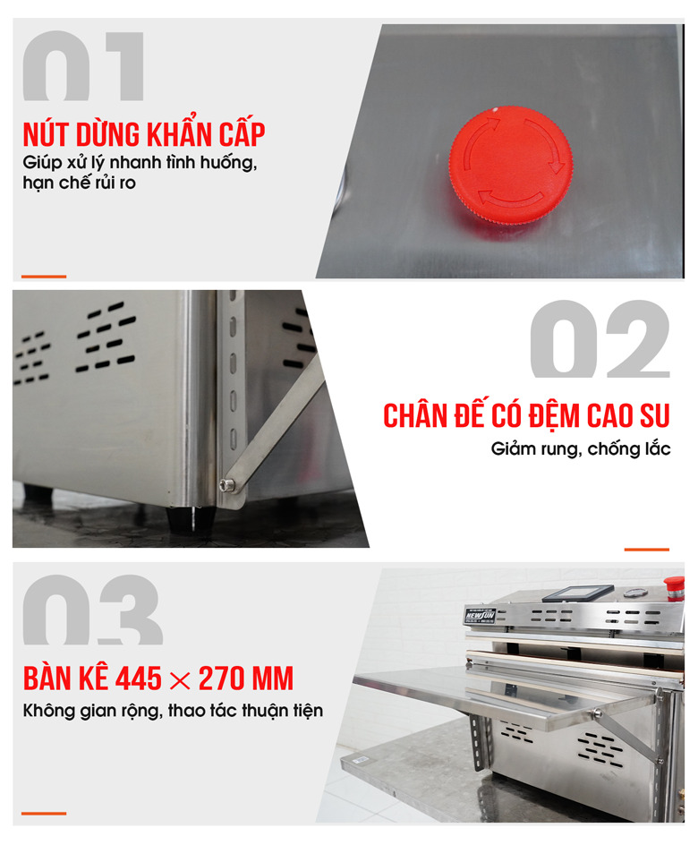 Các chi tiết hỗ trợ giúp vận hành thuận tiện hơn