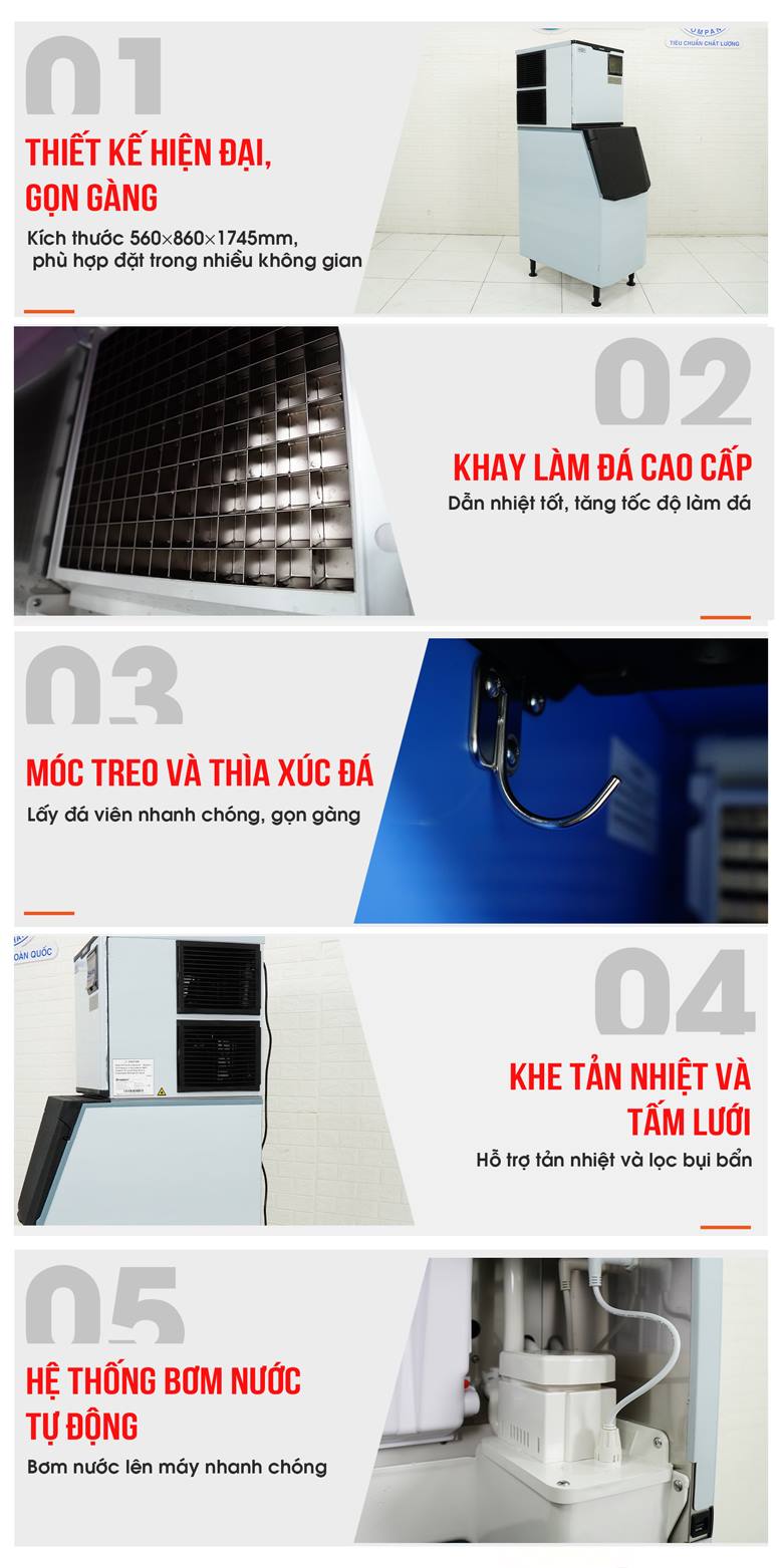 Thiết kế nhỏ gọn, tiện ích