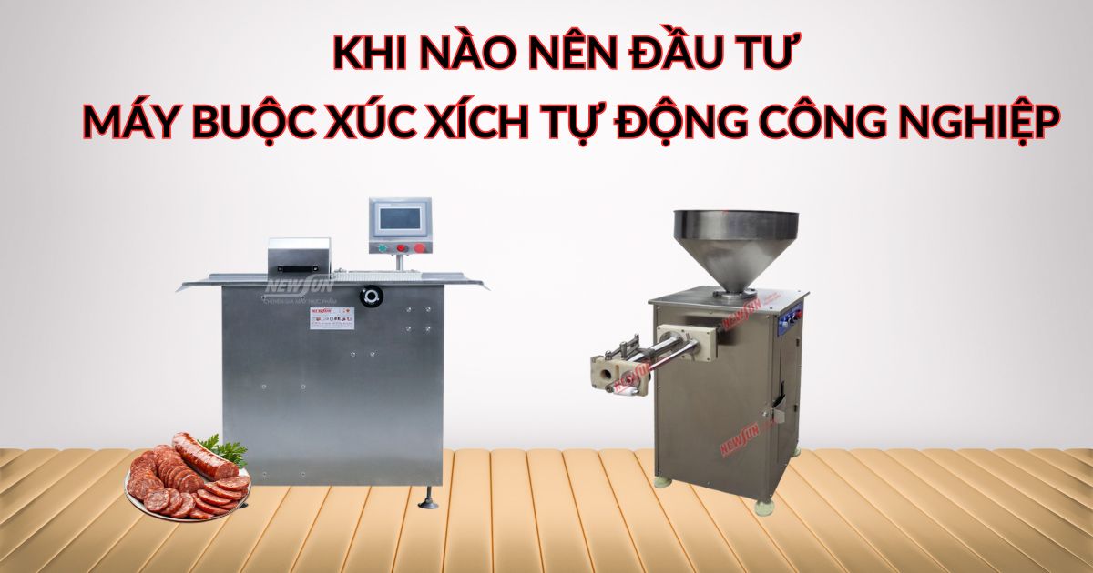 Khi nào nên đầu tư máy buộc xúc xích tự động công nghiệp