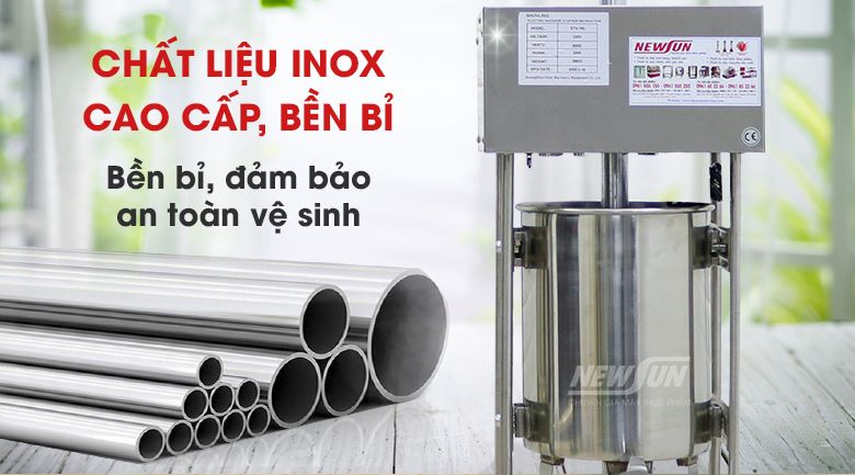Lựa chọn máy làm lạp xưởng có chất liệu inox cao cấp 