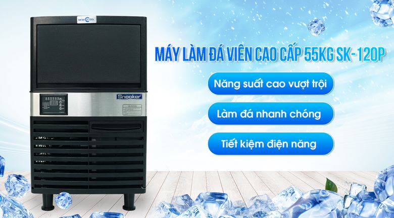 Máy tạo đá viên 55kg SK-120P
