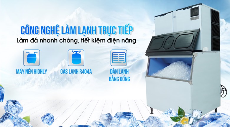 Công nghệ làm lạnh tiên tiến, tiết kiệm điện năng