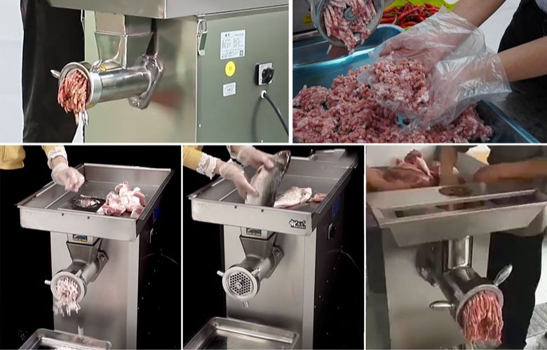 Máy xay thịt công nghiệp là thiết bị chuyên dụng dùng để xay và đùn thịt với công suất lớn