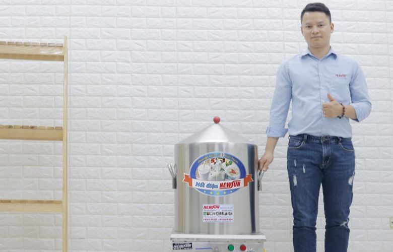 Nồi nấu xôi điện dễ dàng sử dụng