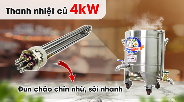 Thanh nhiệt củ công suất cao, đun cháo chín nhanh